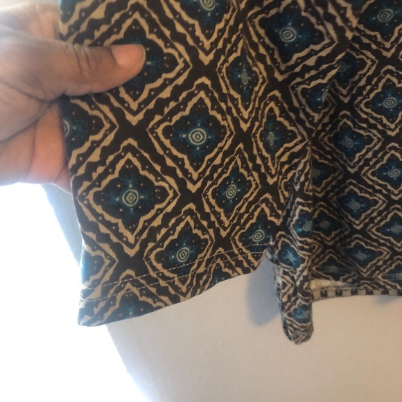 Jennifer Scott Brown BoHo Blouse Size 2x - Picture 8 of 8